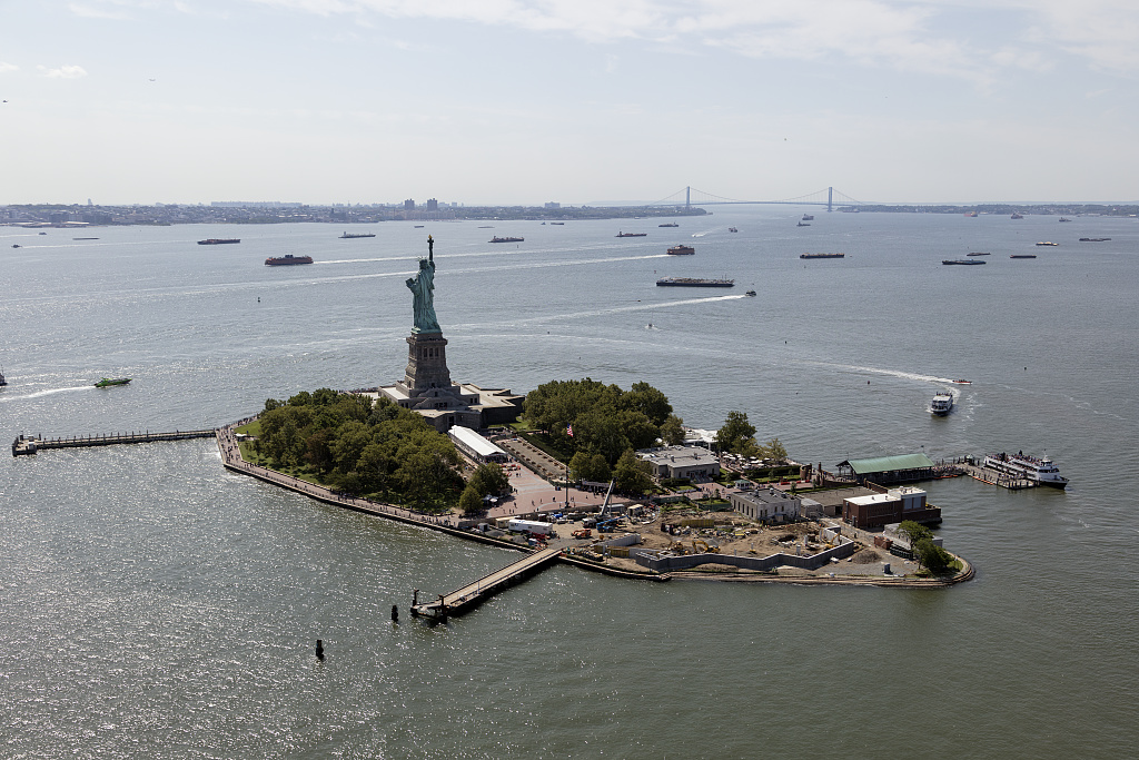 The Statue of Liberty, a symbol of immigration to the United States